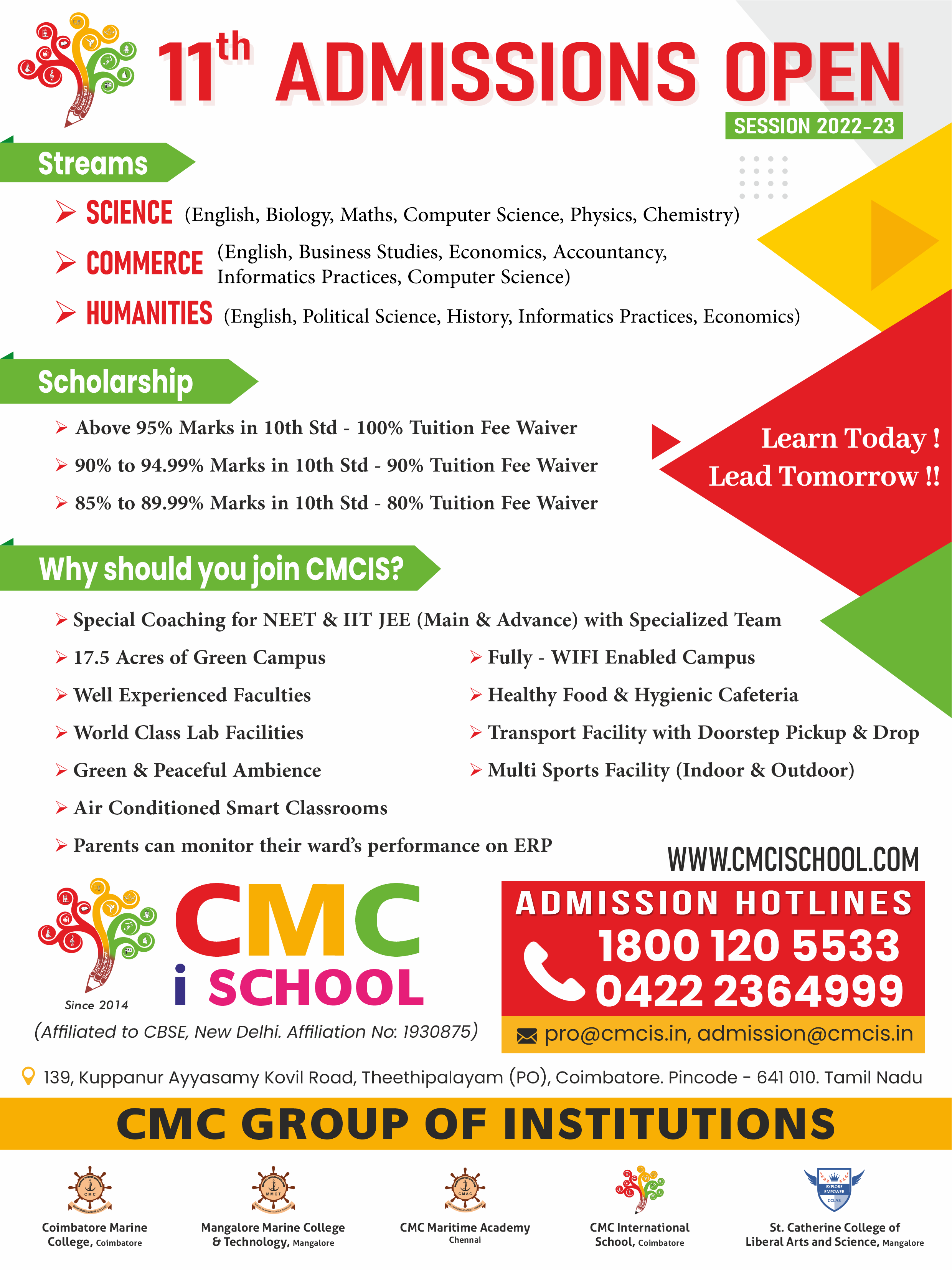11 std Scholarship